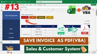 Save Invoice to PDF with VBA - Sale Management