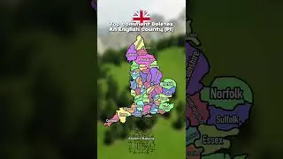 Top comment deletes an English county #geography #mapping #map