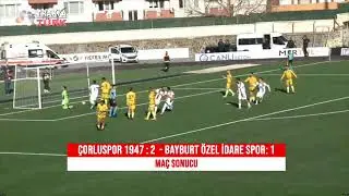 Çorlu Spor 1947 🆚 Bayburt Özel İdare Spor Maçı Canlı
