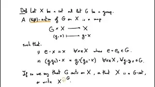 Group Actions - 32 - A First Course in Abstract Algebra