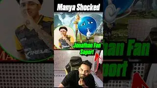 🔥Manya Shocked Jonny Army 🤯💀 || @JONATHANGAMINGYT Superchat Manya 200k Sub #jonathan #bgmi #manya