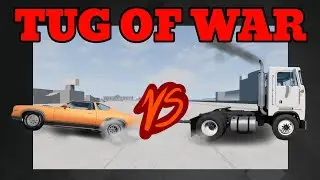 CAR TUG OF WAR! | BeamNG.drive