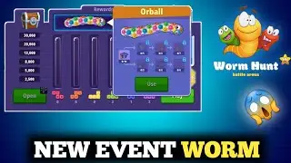 NEW EVENT WORM 😱 in Worm Hunt | Tricky Block Event in Worm Hunt Battle Arena | ORBALL worm