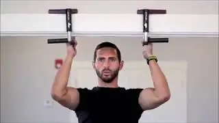 CrossGrips - pull up bars for wide door frame