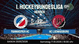 MHC TV | Mannheimer HC - HC Ludwigsburg  | 1. Bundesliga Halle Herren Süd | 17.01. - 16:00 Uhr
