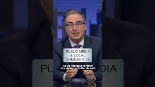 Public Media & Local Communities #lastweektonight