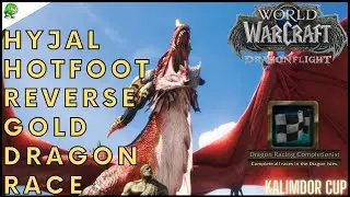 Dragonflight Hyjal Hotfoot Reverse Gold Dragon Race