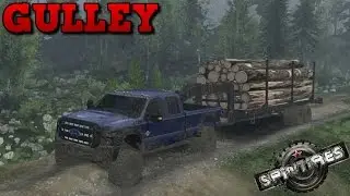 SpinTires UHD | Gulley | Map Mod | Ford F450