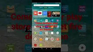Como instalar play store en tablet en Amazon fire 2023/#shortsyoutube