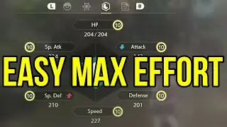 How To EASILY MAX Effort Levels In Pokemon Legends Arceus