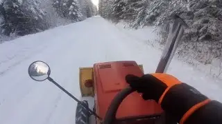 Tien auraus, takavalo ja pressutallin pi&auml;lt&auml; lumet!!!