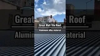 Great Wall Insulated Aluminum Tile  #aluminumalloygazebo #intelligentgazebo #villadesign