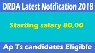DRDO Latest Recruitment Notification 2018 | Govt Job With 80,000 Salary Apply Online