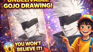 Gojo drawing #drawing #trending 