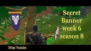 Fortnite - Secret Battle Star / Banner Season 8 Week 6 LOCATION