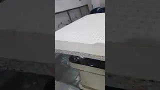 Natural latex mattress 4 inch+ 2 inch bonded Foam call 9618191958 free delivery free bed sheet free