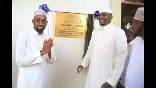 Grand opening of Masjidul Rowla, Banisa town presided over by Mandera Governor Mohamed Adan Khalif