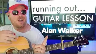 How To Play Running Out Of Roses Guitar Alan Walker // easy guitar tutorial beginner lesson chords