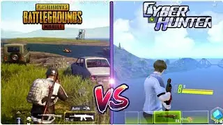 PUBG MOBILE vs CYBER HUNTER - Gameplay Comparison - Which one is Best?