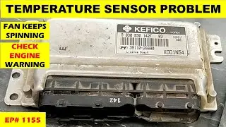 {1155} ECM Temperature sensor fault