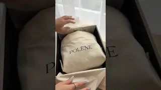 polene numero un nano in textured black #unboxing #polene #handbags
