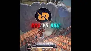BRU 🇹🇭 VS RRQ 🇮🇩 🤯 4VS4 INTENSE FIGHT 🤯 #shorts #freefire #shortvideo #foryou #esport