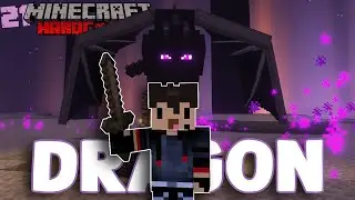 The Dragon Fight in Hardcore Minecraft ( #21 )