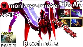 monkeys-forever [coL] plays Broodmother!!! Dota 2 Full Game 7.22