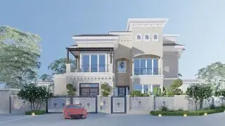How arab people make villa design | house design in dubai