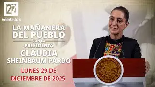 #EnVivoAhora | La mañanera del Pueblo, lunes 29 de diciembre de 2025.