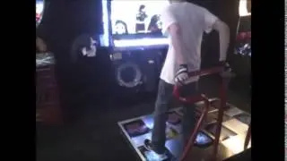 DDR Player has bad camera man.