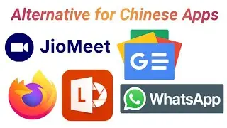 UC browser,  CS scanner, viva video. Alternative for Chinese Apps