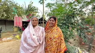 বাড়ির কাজ এগোতে দেখে দিদার মুখে খুশির হাসি❤️ #villagelife