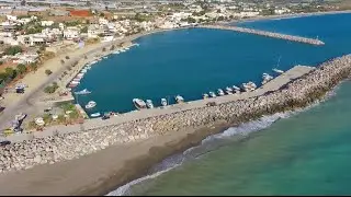 ΛΙΜΑΝΙ ΚΟΚΚΙΝΟΥ ΠΥΡΓΟΥ ΚΑΙ ΠΑΡΑΛΙΑ ΚΑΤΑΛΥΚΗΣ ΛΗΨΗ ΜΕ DJI PHANTOM 3 60fps video