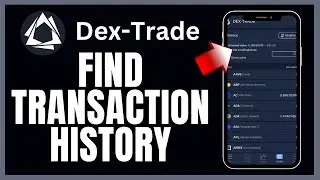 How to Find Transaction History on Dex Trade 2025?