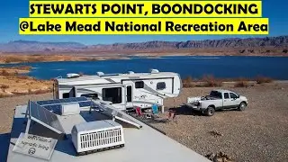 Camping at Stewarts Point, Lake Mead National Recreation Area