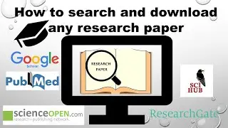How to search and download research paper from Google Scholar/Sci-Hub.
