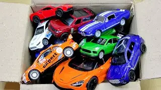 Box full of Mini EV, McLaren, Supra, Jeep, DHL, Rolls Royce, Lexus LM300h, Bugatti, Police car ...