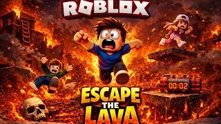 CAN I ESCAPE FROM THE LAVA 🌋- ROBLOX 