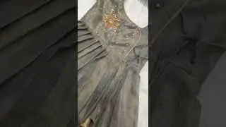 organza maggam work frock #traditionalattires #onlineshopping #sareelove #kidswear