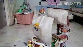 Thousand Sunny Papercraft Diorama (Strawhat Pirates) Going to Disneyland Paris Papercraft 😊🏰😁