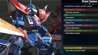Efreet Custom - Gundam Extreme Versus Maxi Boost ON Combo Guide