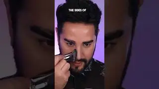 Super easy contour and highlight #makeup #contour #highlight