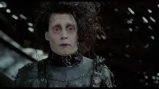 Edward Scissorhands 1990 I'm not finished scene 4K