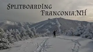 Backcountry Splitboarding Franconia, NH