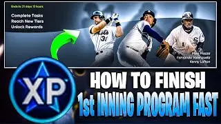 HOW TO FINISH 1ST INNING PROGRAM FAST IN MLB THE SHOW 21! HOW TO GET XP FAST IN MLB THE SHOW 21