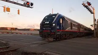 Video 61 Amtrak 4610!!! On a windy, and sunny day. Horn salute! #train #amtak4610 #hornsalute 