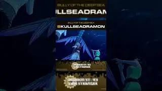 New Digimon : SkullSeadramon (Bully of The Deep Sea) - Digimon Story : Time Stranger
