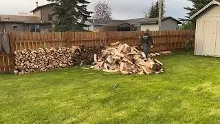 Satisfying Wood Pile Stacking
