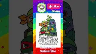 #ninja #turtle #ninjaturtles #shorts #viral #viralvideo #youtubeshorts #youtube #rainbow #melon #tv
